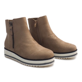 Botines cálidos botas Jodhpur K-103 Stone beige 2