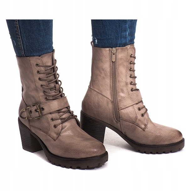 Botas militares cálidas S167 Caqui multicolor verde 2