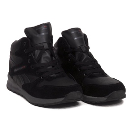 Botas de nieve cálidas H1738B Negro 1