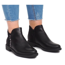 Botas con Cremallera WW070A Negra negro 3