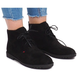 Botas con cordones JS7993 Black negro 1 Botas con cordones JS7993 Black negro 1