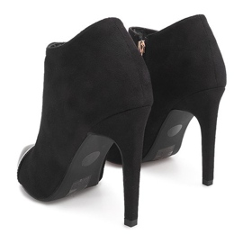 Botas De Tacón Alto Ante 1131-5 Negro 4