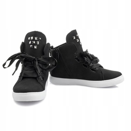 Botines de ante y lazos TL0149-2 Negro 3