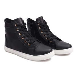 Zapatillas High Shiny TL510-2 Negro 2