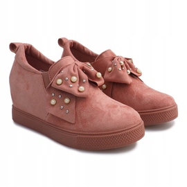 Deportivas cuña rosa 6186 rosado 4