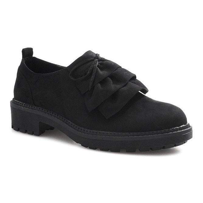 Zapatos de ante negros de Gaia 1
