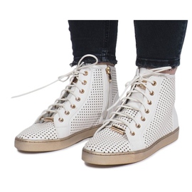 Zapatillas Maud caladas blancas blanco 2