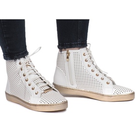 Zapatillas Maud caladas blancas blanco 3