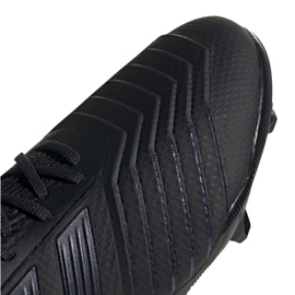 Botas de fútbol adidas Predator 19.1 Fg Jr G25791 negro negro 4