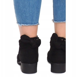 Botas de ante con cremallera LL230 Negro 3