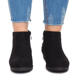 Botas de Ante Con Elástico C-5 Negro 4