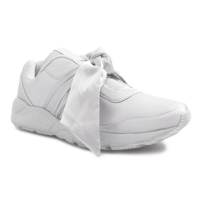 Deportivas grises con lazos Laure 1