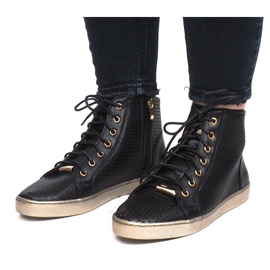 Zapatillas Maud caladas negras negro 1 Zapatillas Maud caladas negras negro 1