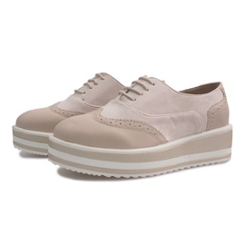 Zapatos con cordones beige de Paulette 3