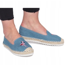 Alpargatas Flaming Jeans azules 2