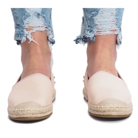 Alpargatas rosas con tachuelas Dolita 1