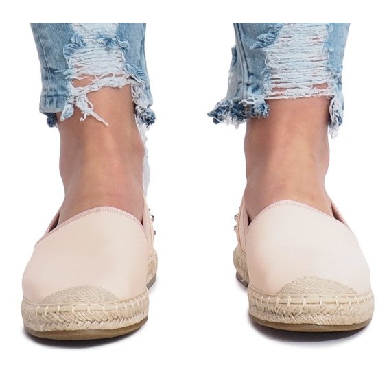 Alpargatas rosas con tachuelas Dolita rosado 1