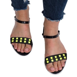Sandalias Meliski Nuevo negras negro 1