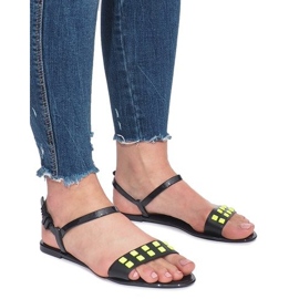 Sandalias Meliski Nuevo negras negro 2