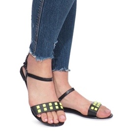 Sandalias Meliski Nuevo negras negro 4