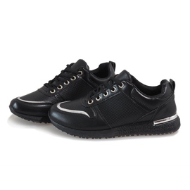 Zapatillas negras LT604F negro 4