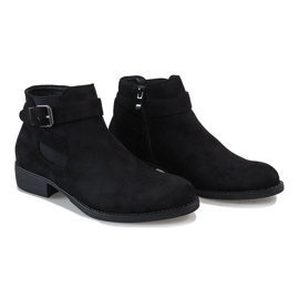 Bota tacón ante negra Y-002 negro 2