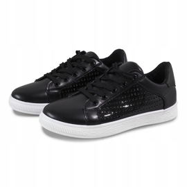 Deportivas negras caladas 6738-Y negro 4