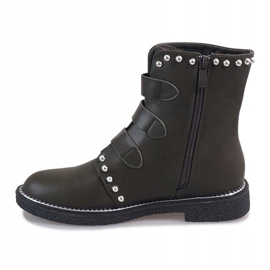 Botas verdes con tachuelas WD-713 multicolor 2