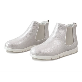 Botas deportivas plateadas 1602 gris 2