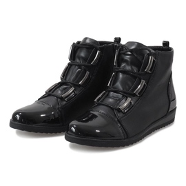 Botas negras con cordones TL-20 negro 3