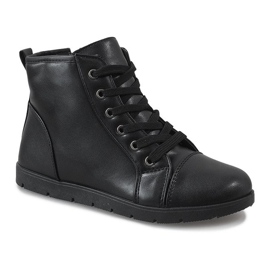 Botas negras con cordones MY551-2T negro 1