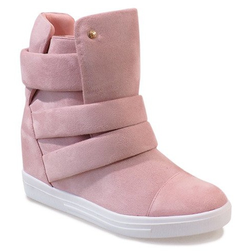 Zapatillas de cuña rosas H6508-11 1