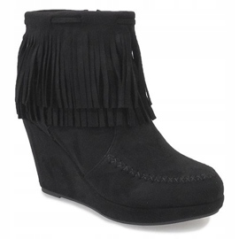 Botines ante negro boho LM-653 1