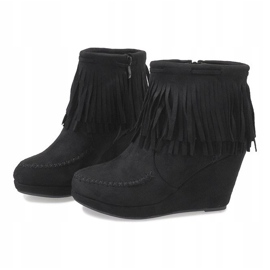 Botines ante negro boho LM-653 4