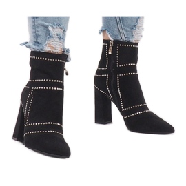 Botines ante tachuelas 1932 negro 4