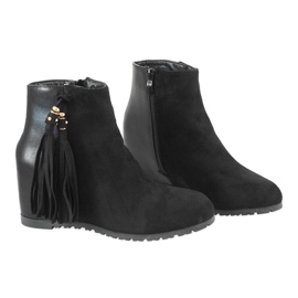 Botines ante negro boho JKD-39 3
