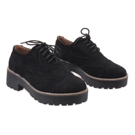 Zapatos de jazz negros de tacón LL185 4