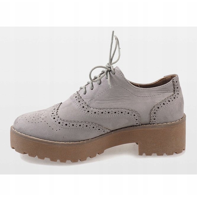 Zapatos de jazz grises de tacón LL185 2 Zapatos de jazz grises de tacón LL185 2