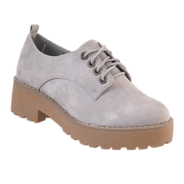 Zapatos de tacón gris LL183 1