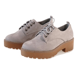 Zapatos de tacón gris LL183 3