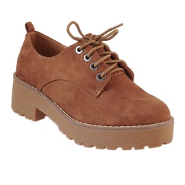 Tacones bajos camel LL183 marrón 1 Tacones bajos camel LL183 marrón 1