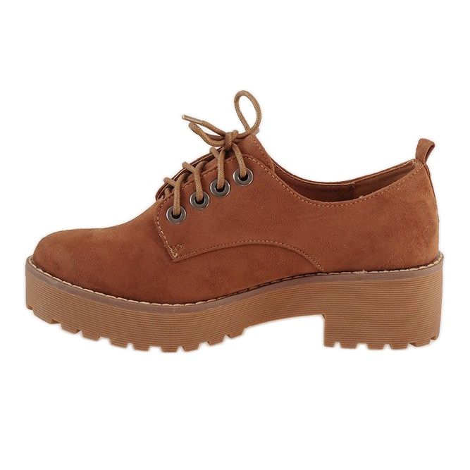 Tacones bajos camel LL183 marrón 2 Tacones bajos camel LL183 marrón 2