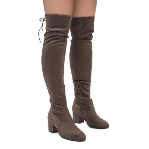 Botas de ante en el poste TE1704-3 multicolor 2 Botas de ante en el poste TE1704-3 multicolor 2