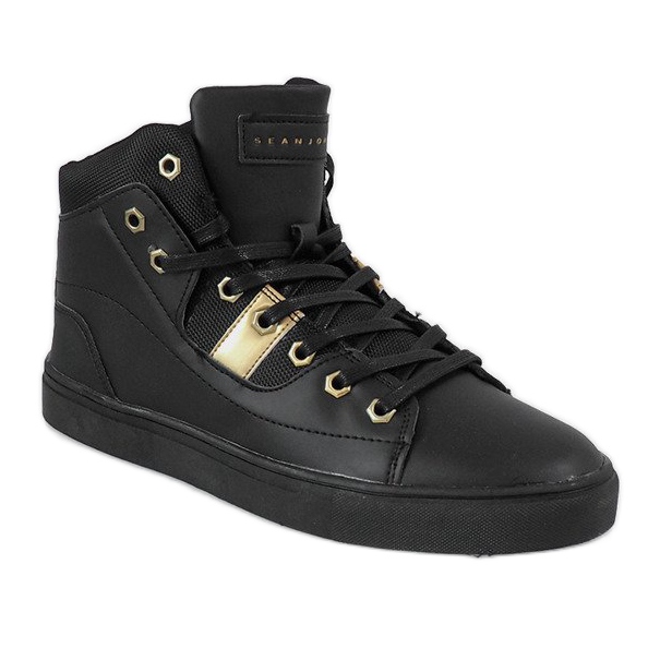 Zapatillas altas negras para hombre SM1486-001 negro 1 Zapatillas altas negras para hombre SM1486-001 negro 1