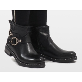 SDS Botas cruzadas negras 7313-PA negro 3