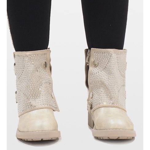 Marquiiz Botas decoradas en oro 6352-PA dorado 1