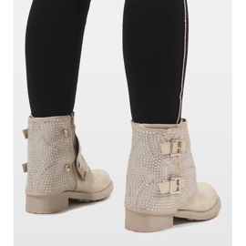 Marquiiz Botas decoradas en oro 6352-PA dorado 5