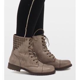 SDS Botines caqui con cordones S170 verde 1 SDS Botines caqui con cordones S170 verde 1