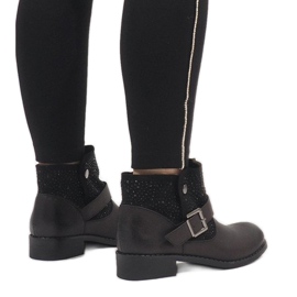Marquiiz Botas negras con adornos BY95 negro 4