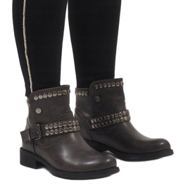 Marquiiz Botas grises decoradas HUQ-008 1